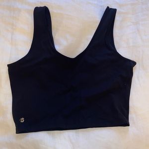 Buffbunny Rosa crop in black
